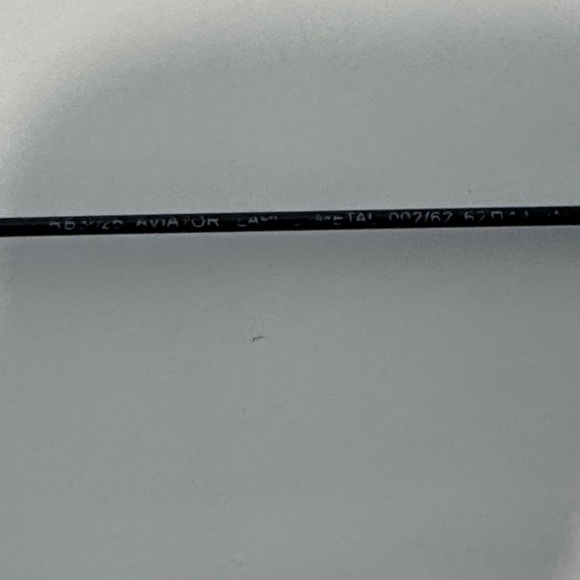 Ray-Ban Dark Aviator Sunglasses - Picture 4 of 4